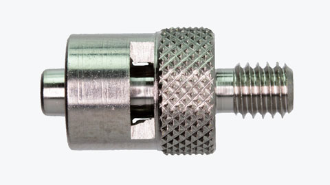 A1331 Male Luer Lock (13/32" knurled), #10-32 male thread
